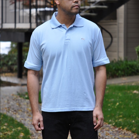 lacoste baby blue polo